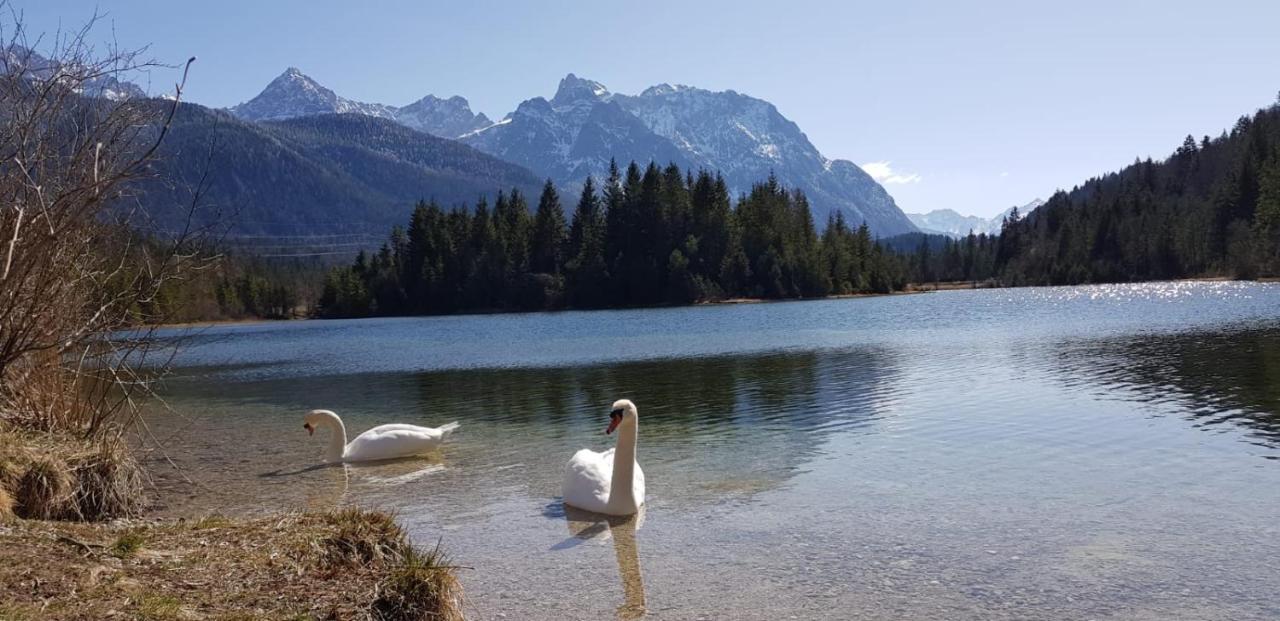 Ferienwohnung Bergfrieden Krün Esterno foto