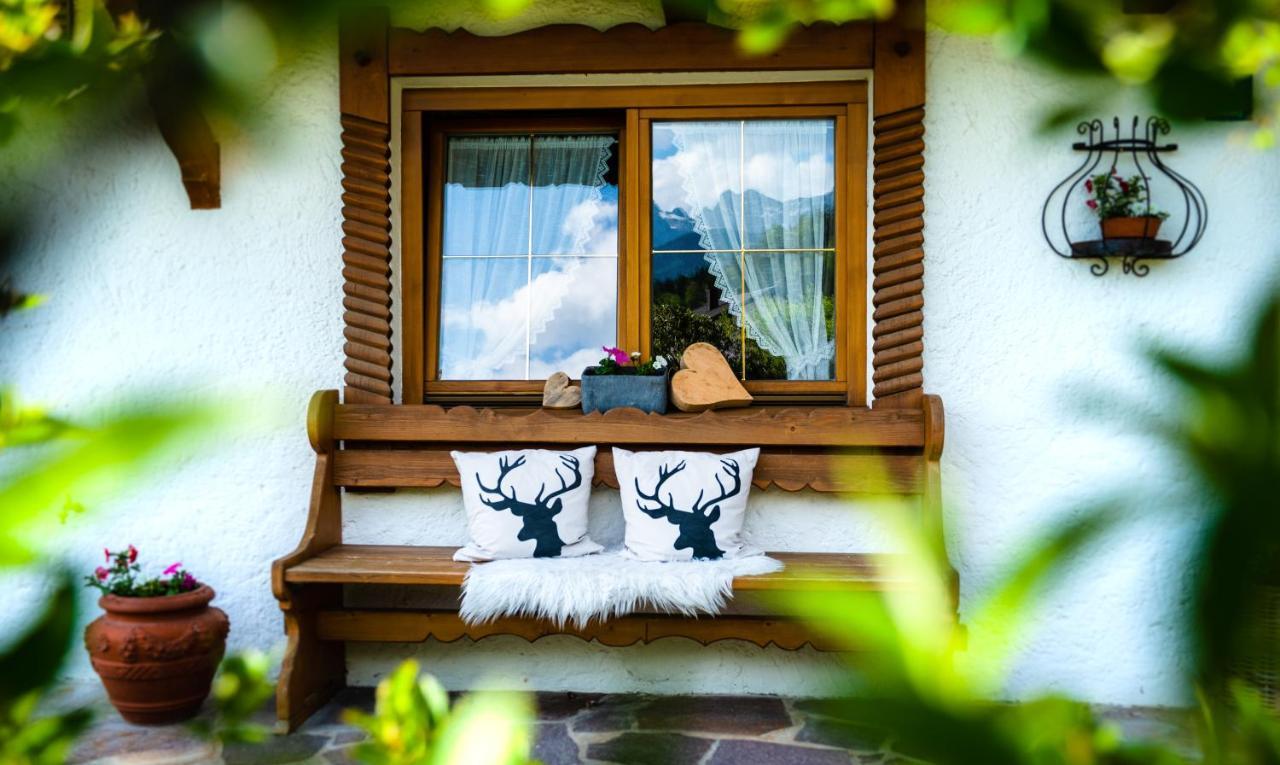 Ferienwohnung Bergfrieden Krün Esterno foto